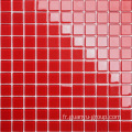 Mosaïque couleur pure rouge